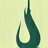 Icon of a fishing hook and line, symbolizing precision and competitive edge.